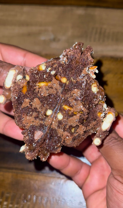 Chocolate Covered Pretzel Cookie